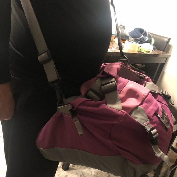 JanSport Duffle Bag Rare Carry On Travel Bag Made In USA Size 20”x13”x11” - Picture 4 of 10